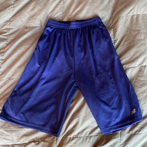 NWT: Boys XL Blue Athletic Gym Shorts by New Balance. NB.